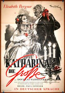The Rise of Catherine The Great 1934 German One Sheet Wendt Art
