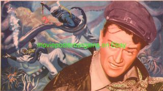 Reap The Wild Wind Movie Poster R1954 H Sht John Wayne