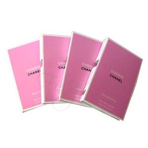 Chanel CHANCE EAU FRAICHE perfume 2ml EDT x 4 mini spray sample vials 