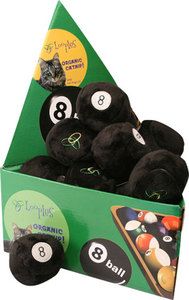 Eight Ball Loopies Soft Plush Ball Catnip Cat Kitten Toy