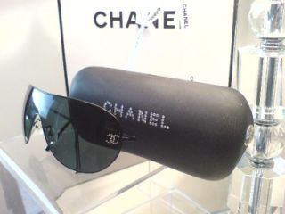 CHANEL Ladies Designer Aviator Sunglasses With Case & Bag 