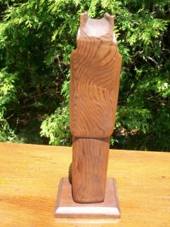   Coast Native Indian Art Totem Pole Art Charles William Thunderbird Vtg