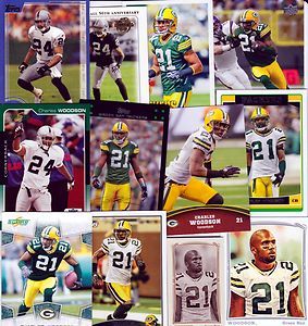 Charles Woodson 12 Card Lot Raiders Packers