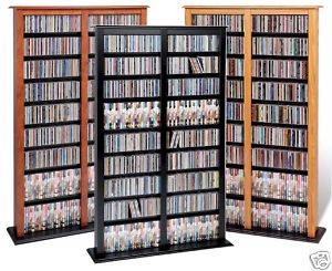 CD DVD Storage Rack Cabinet 378 DVD 782 CD New