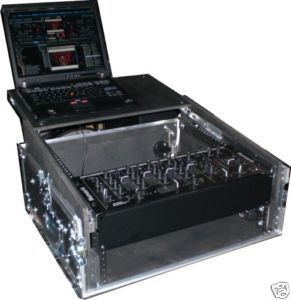 PCDJ Virtual DJ Gigbox Laptop DJ 10x2 CD ATA Case