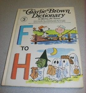   Dictionary Volume 3 F to H Charles M Schulz HB 1973 0394830415