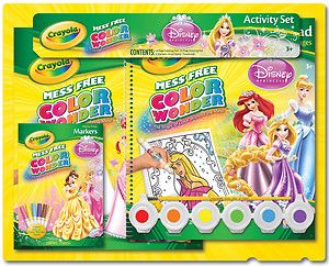 Disney Princess Crayola Color Wonder Activity Set 75 2240