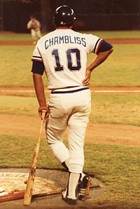 chambliss as a member of the atlanta braves in the 1980s seattle 