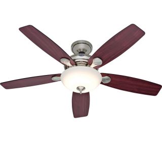 Hunter 25120 Eco Air Nickel 52 Ceiling Fan w Pull Chains
