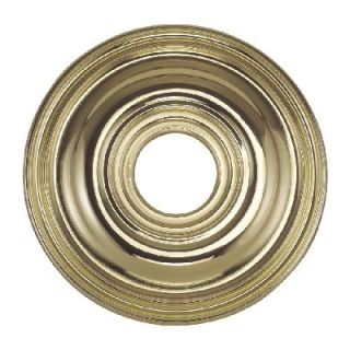   16 inch Metal Chandelier Ceiling Medallion Polished Brass Livex