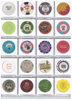Casino Chips Tokens Collection All Around Las Vegas Nevada A Z Grand 