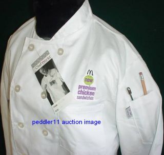 New in Package Small Chef Works Culinary Chef Coat Coats Jacket 