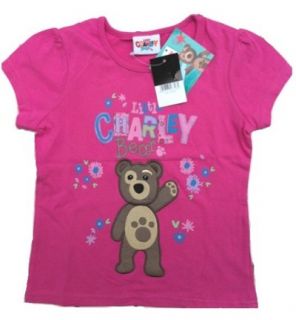 Girls Little Charley Bear Short Sleeved T Shirt Top 9 12 18 24 2 3 4 5 