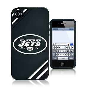 New York Jets All Silicone iPhone 4 4S Cell Phone Soft Case NFL 