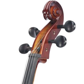 Cecilio Flamed Full Size 4 4 Cello w Ebony Wood Books