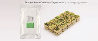 New Freeze Dried Survival Miso Soup x30 Serving FSH