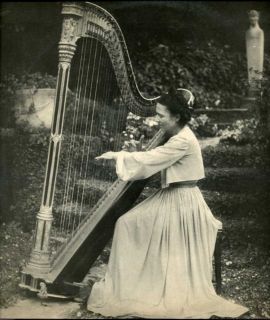 Louise Charpentier Un Reve de Piglou French Private 10 Harp 1960 