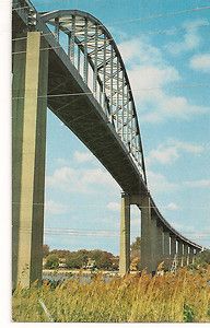 Highway 213 Bridge, Chesapeake City, Maryland Postcard