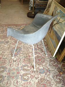 charles and ray eames arm shell fiberglass chair herman miller