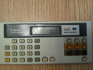 Vintage Old School Canon Checkbook Calculator Money Manager