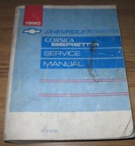 1990 90 Chevrolet Corsica Beretta Service Manual