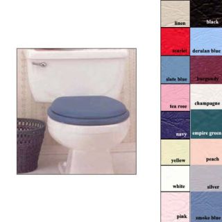   Standard Round Cushion Soft Padded Toilet Seat Desert Cerulean