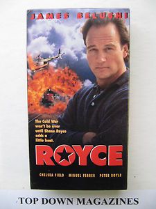 Royce VHS Movie James Belushi Chelsea Field Miguel Ferrer Peter Boyle 