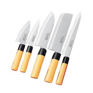 Japan Kitchen Chef Knives Sashimi Deba Yanagiba Petit Knife 5 Set Free 