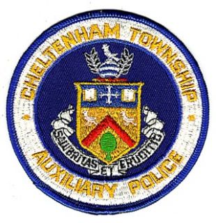 Cheltenham Township Pennsylvania Auxiliary Police Patch