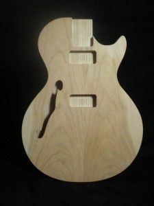   STYLE ELECTRIC GUITAR BODY CHAMBERED WITH TV JONES PICKUP ROUTES