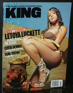 King Magazine Letoya Luckett Cheri Dennis July 2006