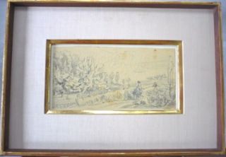 Charles Daubigny Springtime Spring 1857 Sketch Drawing Study Art Le 