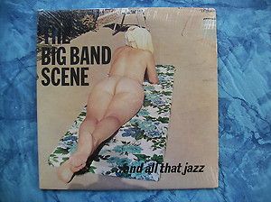   THE BIG BAND SCENE + ALL THAT JAZZ double LP SEXY CHEESECAKE COVER ART