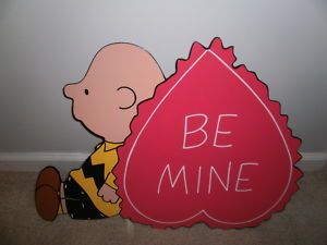 Charlie Brown Valentines Day Yard Art Decoration