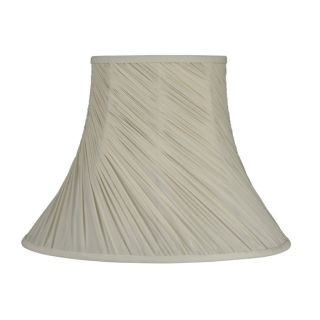 SALE 7 in. Wide Clip On Chandelier Lamp Shade Cream Faux Silk Laura 