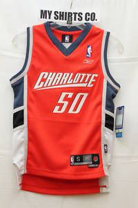 Charlotte Bobcats Emeka Okafor 50 Orange Slate Kids NBA Swingman 