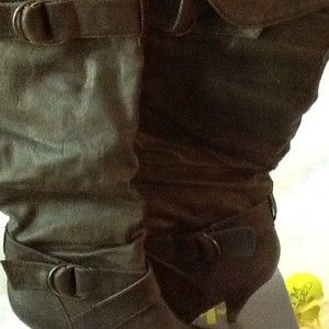 Charlotte Rousse Faux Leather Boots