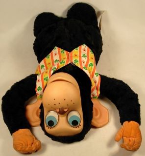 Vintage 1964 Chester OChimp Pullstring Talking Monkey Mattel Toy 