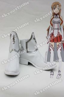 sword art online asuna yuuki cosplay shoes for costume