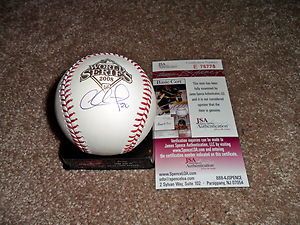 Chase Utley Philadelphia Phillies Signed 2008 World Series Baseball 