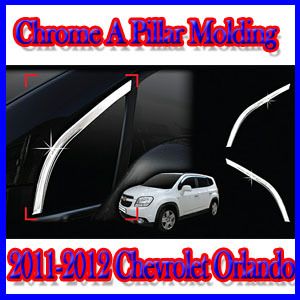 Chrome A Pillar Molding for 2011 2012 Chevrolet Orlando