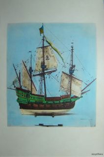 1923 Holme SHIP Models Chatterton 77 Plates 8 Hand Colored The Studio 