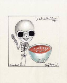   Dearies 5 Comic Art Skeleton Skelly Soup Gothic Fantasy Cartoon