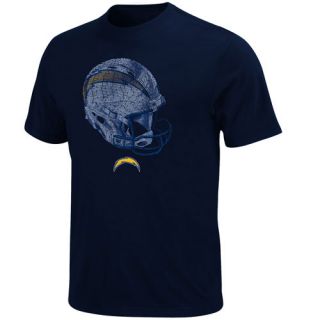 San Diego Chargers Rival Vision Short Slv T Shirt L