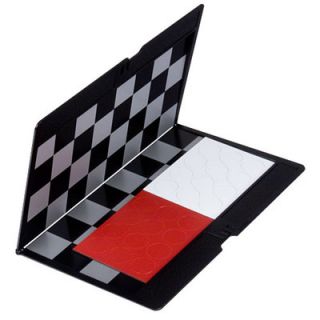 Travel Magnetic Checkers Draughts Set 64 Playing Field