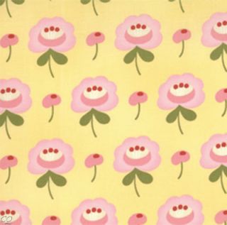 Moda Quilt Fabric Chez Moi Hunky Dory Bud Mellow Yellow