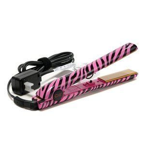   Tribal Zebra Collection by Chi 1 Hair Straightening Iron   HOT PINK