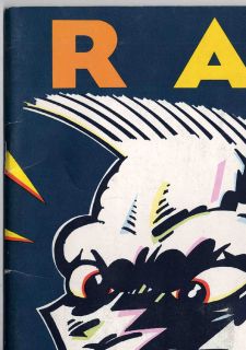 Raw Magazine Vol 1 3 Gary Panter Maus Insert 1981 RARE