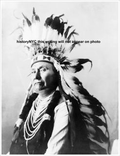 1900 Chief Joseph Nez Pierce Perce Indian Photo