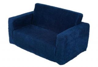 kidkraft lil lounger kids blueberry chenille couch sofa